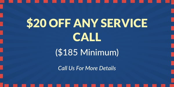 coupon for $20 OFF ANY SERVICE CALL