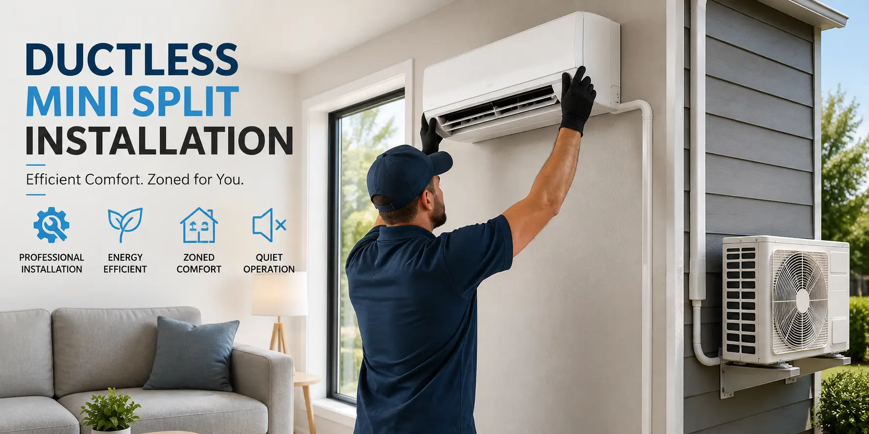 ductless mini split installation - JCO HVAC